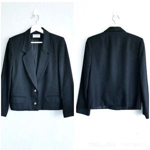 Vintage Wool Blazer Jacket